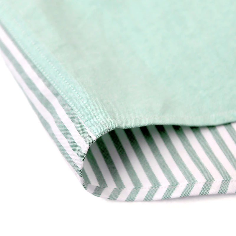 

New Arrival Men Oxford Spinning Stripe Splicing Long Sleeve Cotton Large Fashion Casual Shirts Plus Size SMLXL2XL3XL 4XL 5XL 6XL