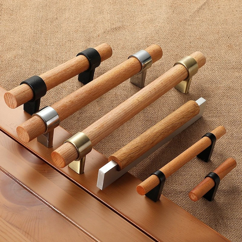 

Zinc Alloy Pen Wooden Furniture Handles Wardrobe Pulls Kitchen Cabinets Cupboard Knobs Handles for Cabinets and Drawers