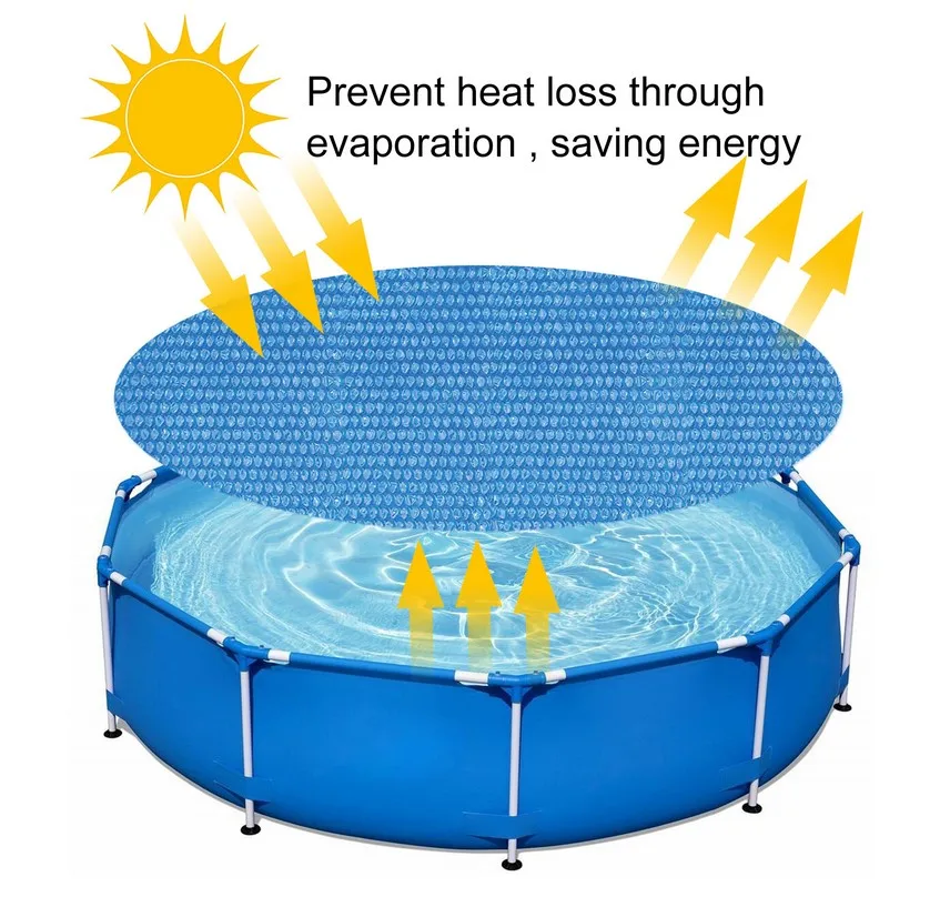 

Pool Cover Swimming Round Pool Solar Cover Protector Waterproof Dust Swimming Pool Cover Home Pool Accessory