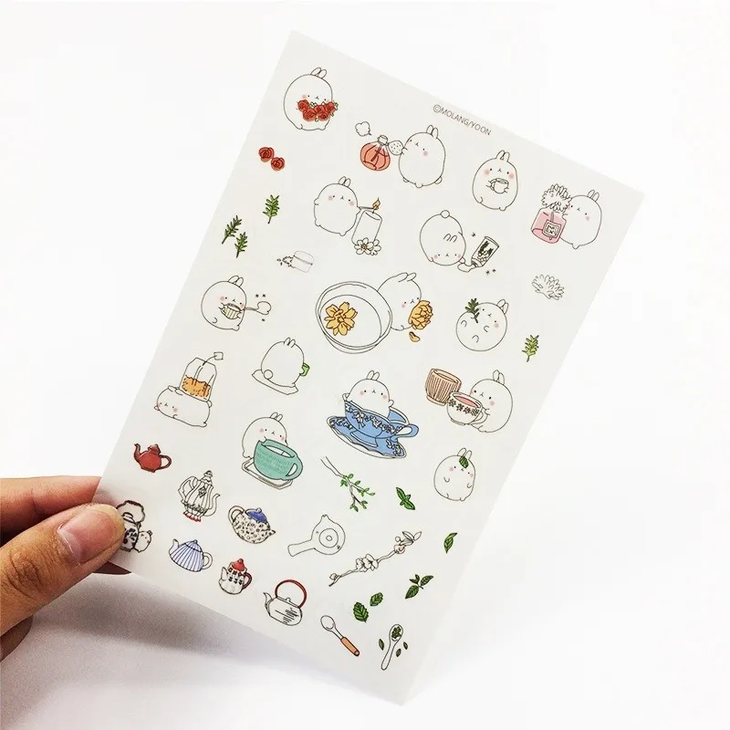 15 упаковок/партия новые корейские Мультяшные наклейки в виде картофельного