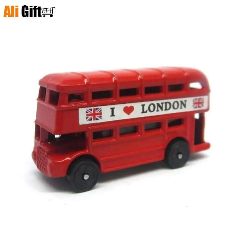 Великобритания полный 3D Лондон двухслойный автобус и телефон магнит на