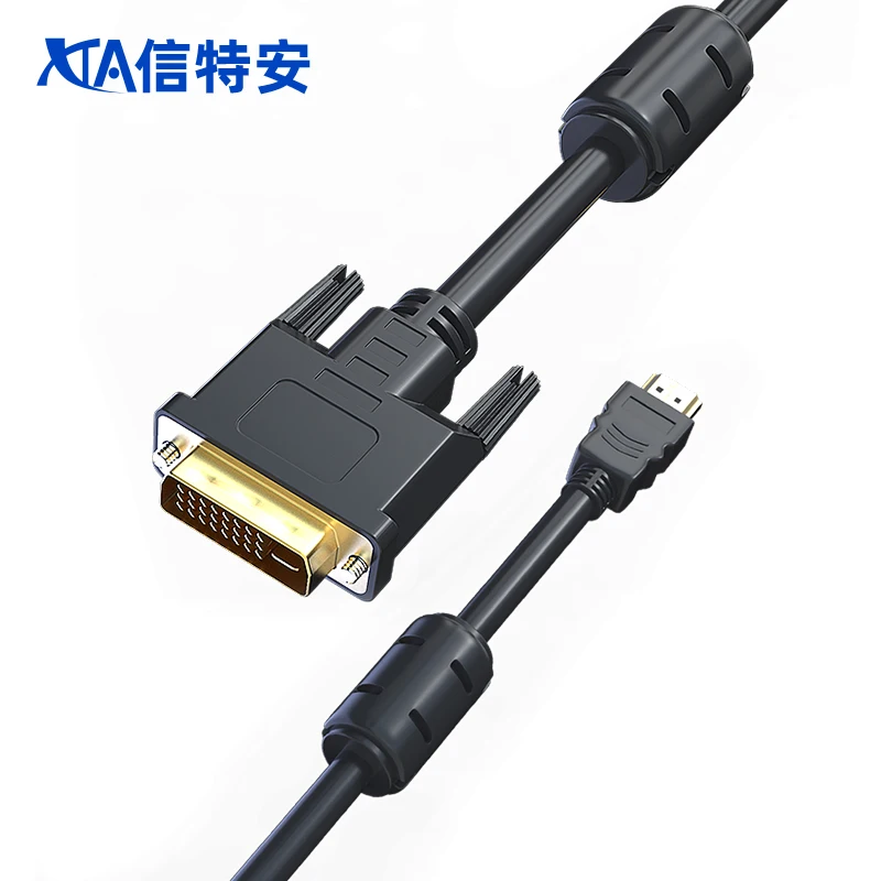 

hdmi to dvi line dvi to hdmi transfer line computer TV PS4 projector HD conversion line