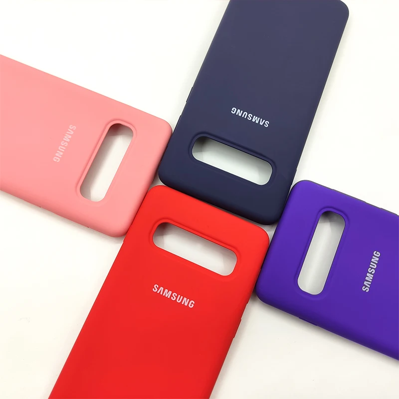 Мягкий гладкий Чехол из ТПУ для Samsung S10 оригинальный силиконовый чехол-накладка