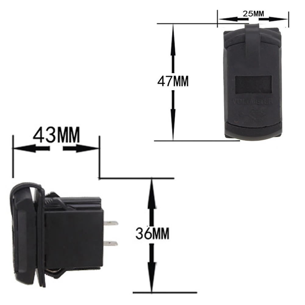 universal car charger 12v 24v 4 2a display voltage ports auto adapter phone waterproof dual usb charger for iphone huawei xiaomi free global shipping