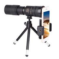 10 300x40mm bak4 prism monocular telescope spotting scope with smartphone holdertripod for adults bird watching camping hiking