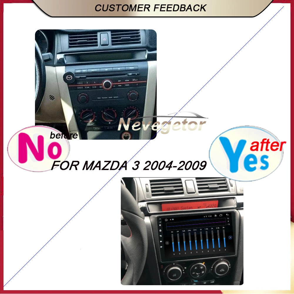 Автомагнитола 2 din для Mazda 3 2004-2013 maxx axel мультимедийный проигрыватель с DVD GPS android 10 4