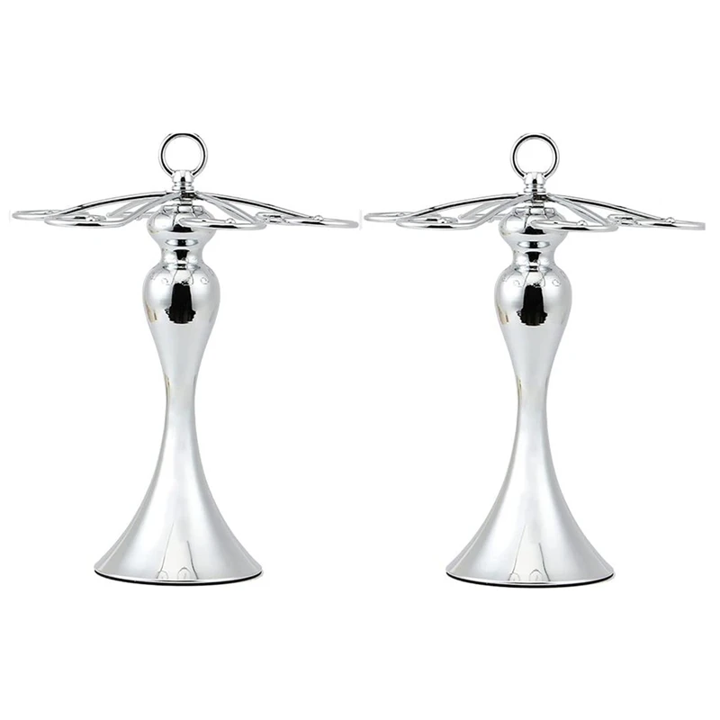 

2 Pcs Wine Glass Holder,Tabletop Goblet Rack With 6 Wine Glass Rack,Freestanding Stemware Display Hanger For Home & Bar
