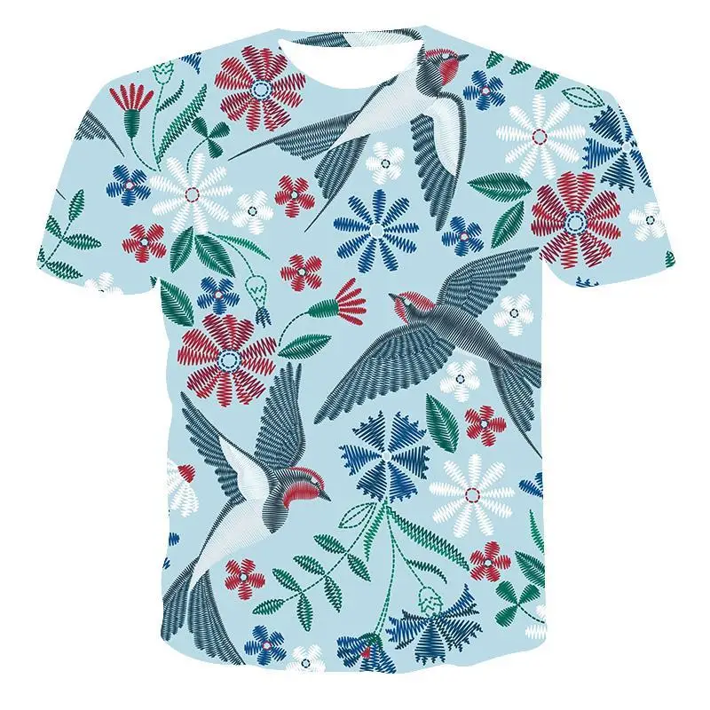 

New T -Shirt Men 'S High Quality Men 'S T -Shirt Short Sleeve Sun Pattern 3d Printing Men 'S T -Shirt Fashion Handsome T -Shirt