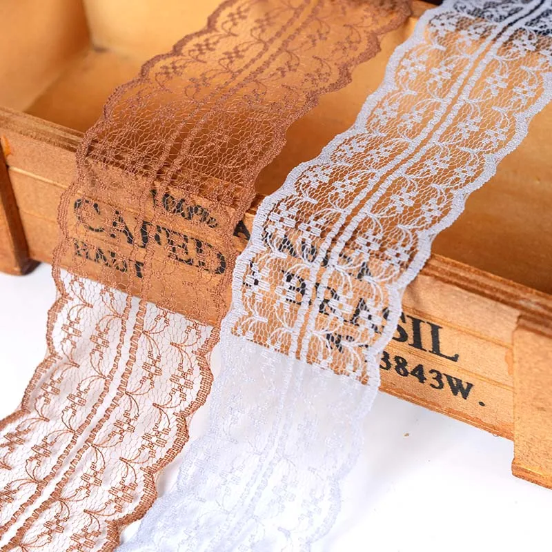 45 мм/5Y чистый Цвета кружево лента тесьма плетения Павлиньего хвоста ручная