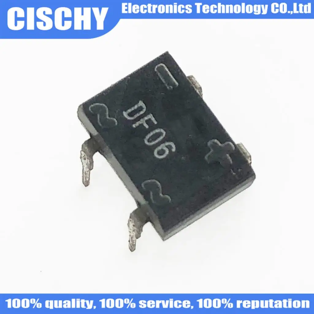 

10pcs/Lot DF06M DF06 DIP-4 1A 600V Bridge rectifier bridge In Stock