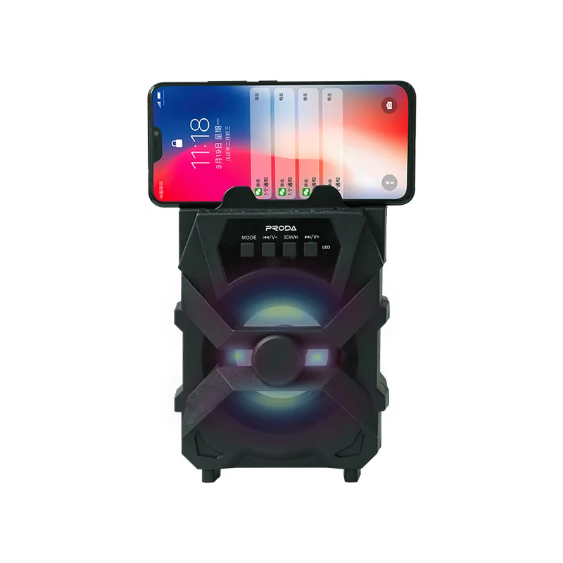 REMAX Портативный беспроводной Bluetooth динамик стерео бас USB/TF/AUX музыкальный плеер