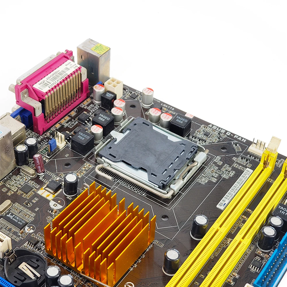 Материнская плата Asus P5QPL AM G41 Socket LGA 775 DDR2 8G SATA2 USB2.0 VGA uATX оригинальная б/у
