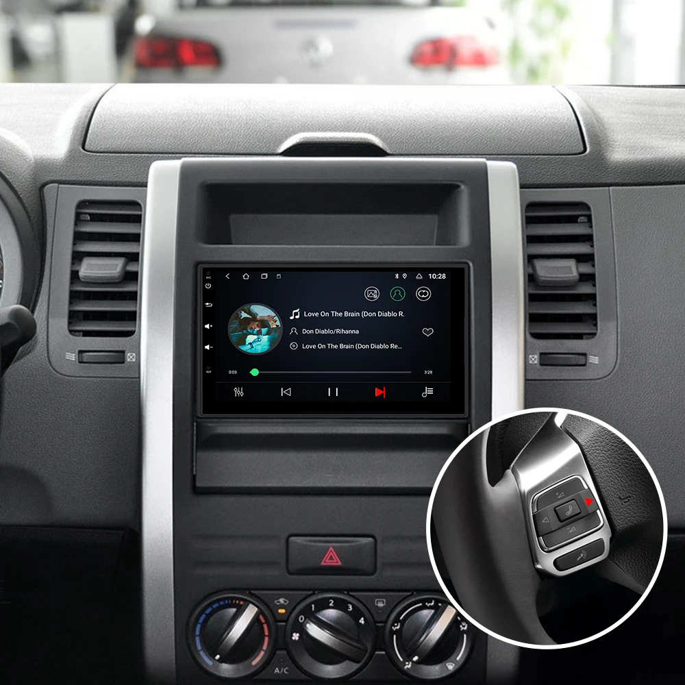 Автомагнитола Isudar универсальная 2 Din на Android 9 для Nissan/Xtrail/Tiida/Hyundai/KIA мультимедийное