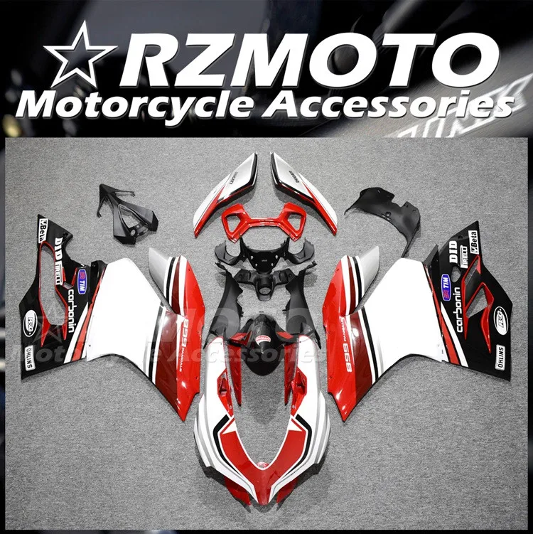 

Injection Mold New ABS Whole Fairings Kit Fit for Ducati 899 1199 Panigale 2012 2013 2014 12 13 14 Bodywork set Red Custom