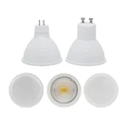 Светодиодная лампа GU10 MR16 6 Вт COB 12 В 110 В 220 в 240 в холодный белый 6500 К натуральный белый 4000 к теплый белый 3000 К