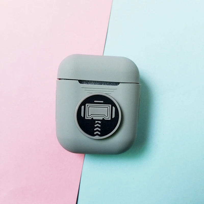 ТПУ силиконовый Bluetooth беспроводной чехол для наушников Защитный чехол для Airpods кожа аксессуары для Apple Airpods зарядная коробка - Цвет: 29