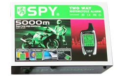 2020 SPY 2 сторонняя мотоциклетная сигнализация с дистанционным запуском двигателя