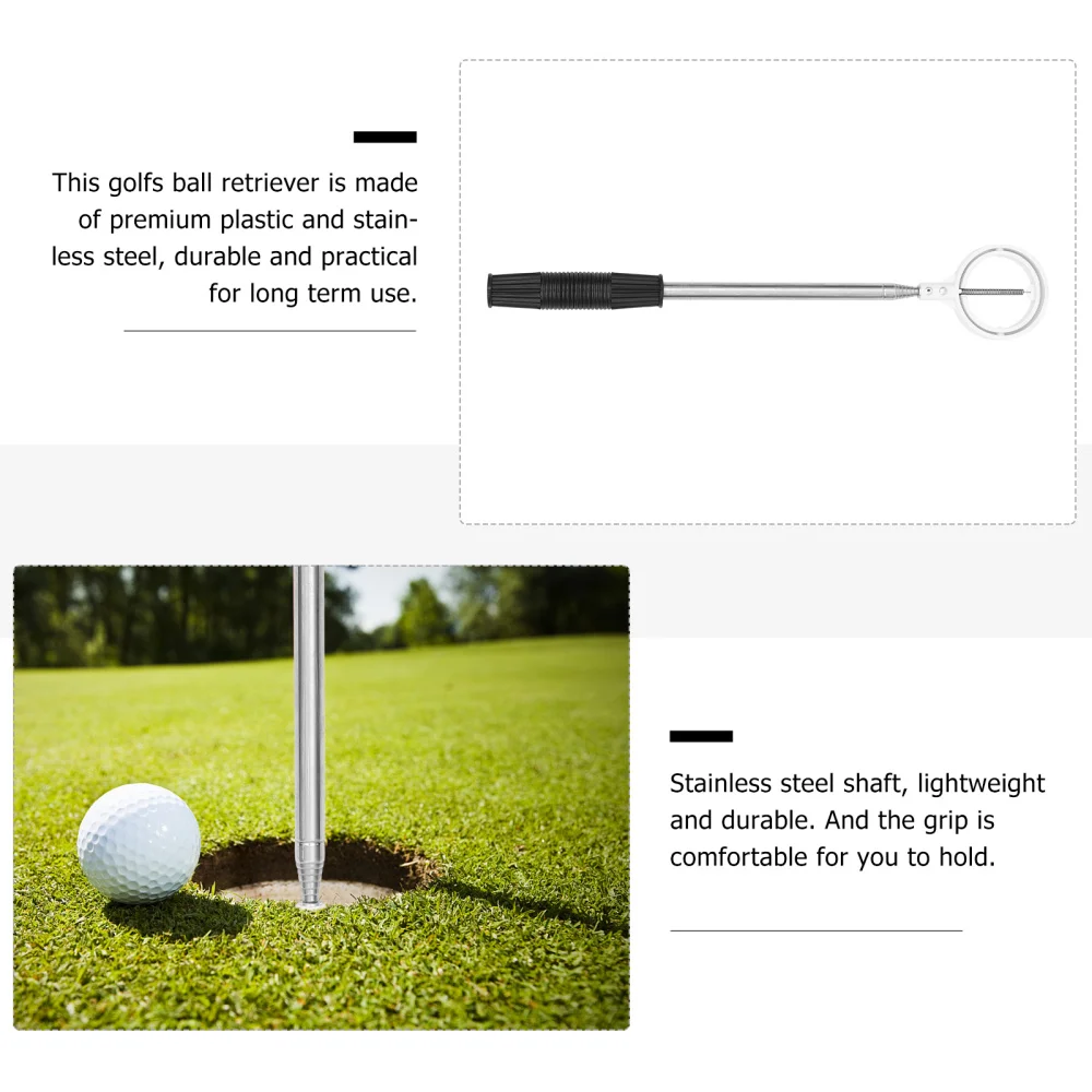 

1Pc Telescopic Retriever Golfs Locking Scoop Training Aid
