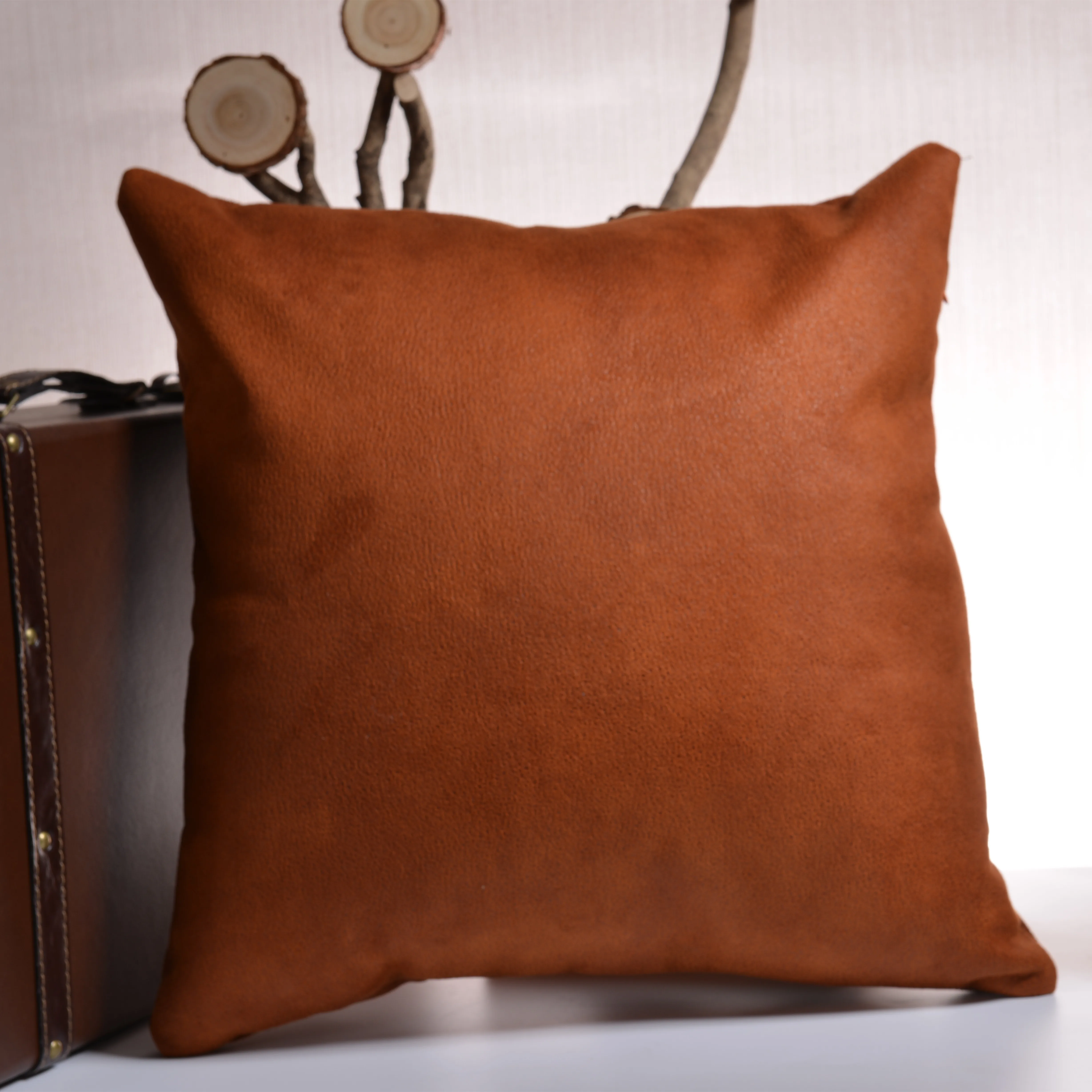 Искусственная телячья кожа дневные Чехлы чехол для диванной подушки 45x45 см