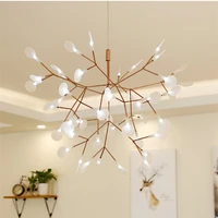 post modern tree leaves pendant lamps nodric branches design hanging lights for living dinning room bar coffee indoor decorate