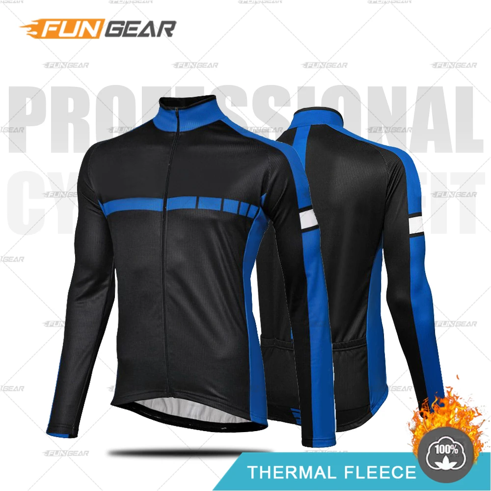 JERSEYS Зимняя одежда для велоспорта, теплая одежда, Ropa Ciclismo Invierno, комплект из джерси с длинными рукавами для верховой езды, теплая флисовая форма, комплект со штанами - Цвет: JERSEYS
