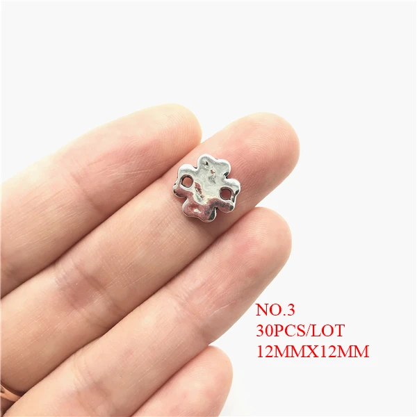 Оптовая продажа подвески кресты в форме сердца из античного серебра