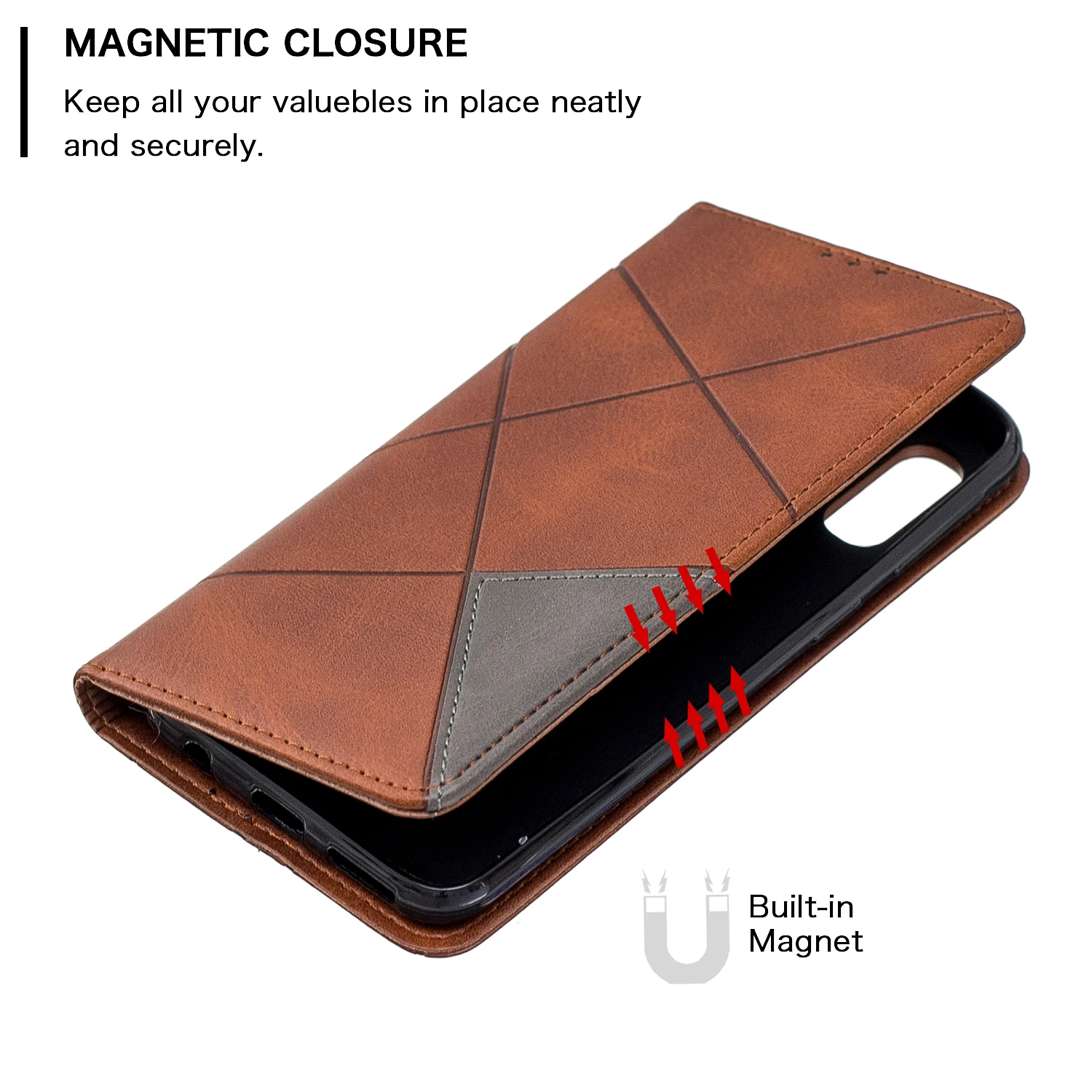 Чехол-бумажник из искусственной кожи с откидной крышкой для телефона samsung A40