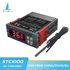 STC-1000 цифровой Температура контроллер термостат терморегулятор инкубатор РЕЛЕ Светодиодный 10A нагревательные охладительные переключатель переменного тока 110V 220V
