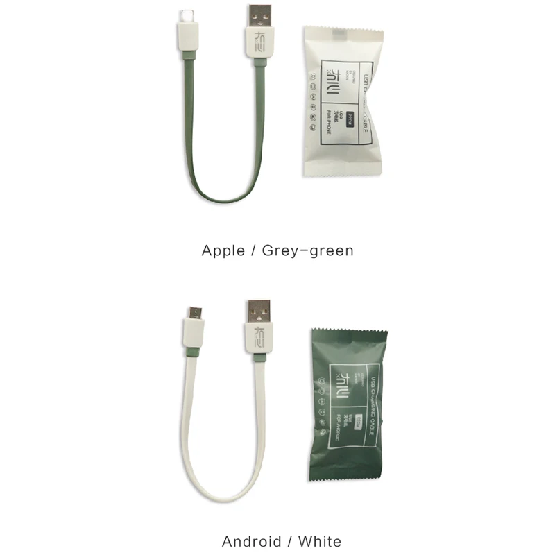 Liberfeel Maoxin micro usb кабель ios 8pin TPE конфетная посылка для зарядки короткий светильник