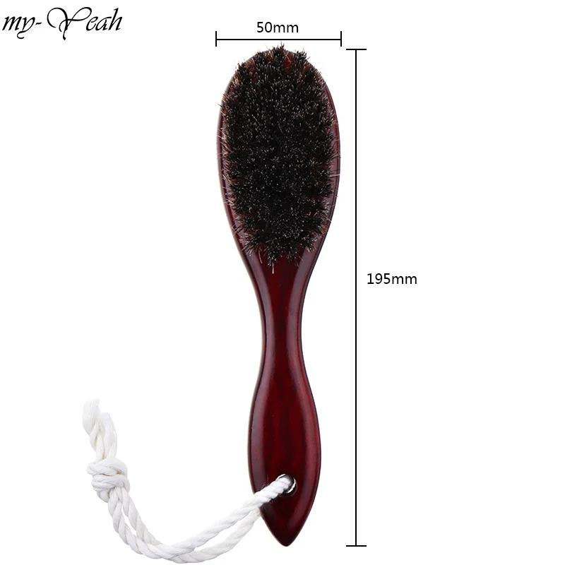 4 цвета Мужская щетка для бритья лошадь щетина лицевая шея волос гребень