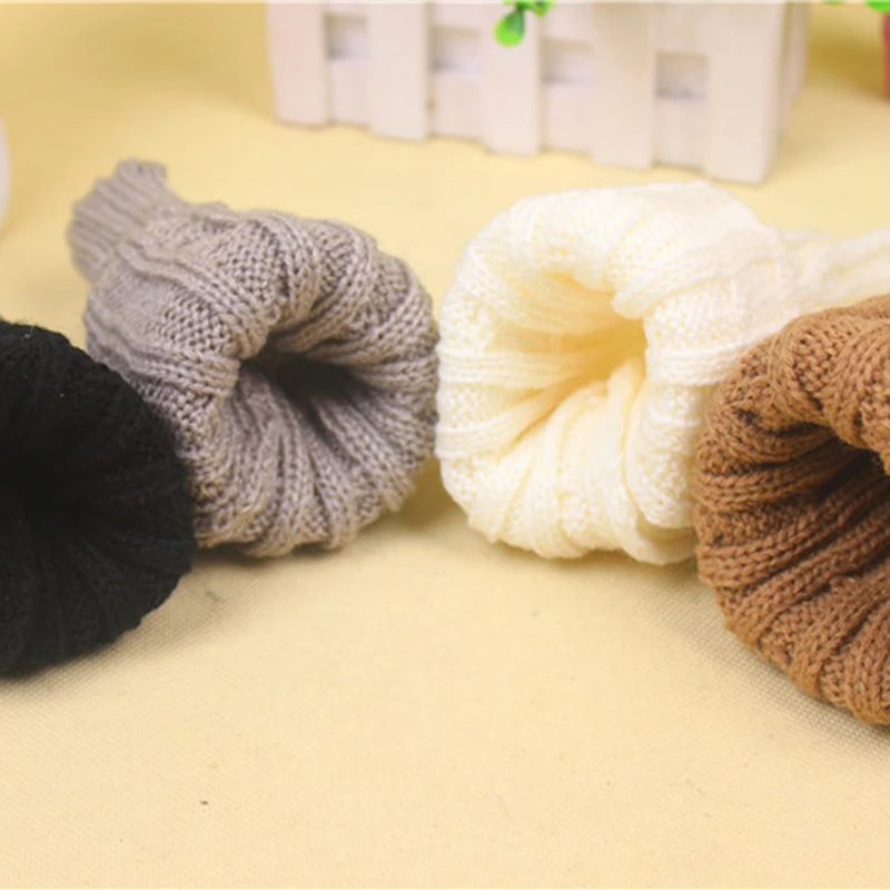 winter warm Women Wool Mitten solid Fingerless Gloves Hand Warmer Winter Arm Crochet Knitting Faux Gants Femme |