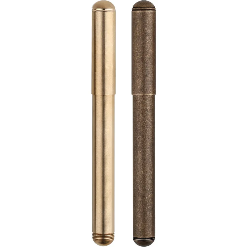 Moonman Delike Винтаж Элемент Полный фонтан из латуни ручка металлическая шариковая с