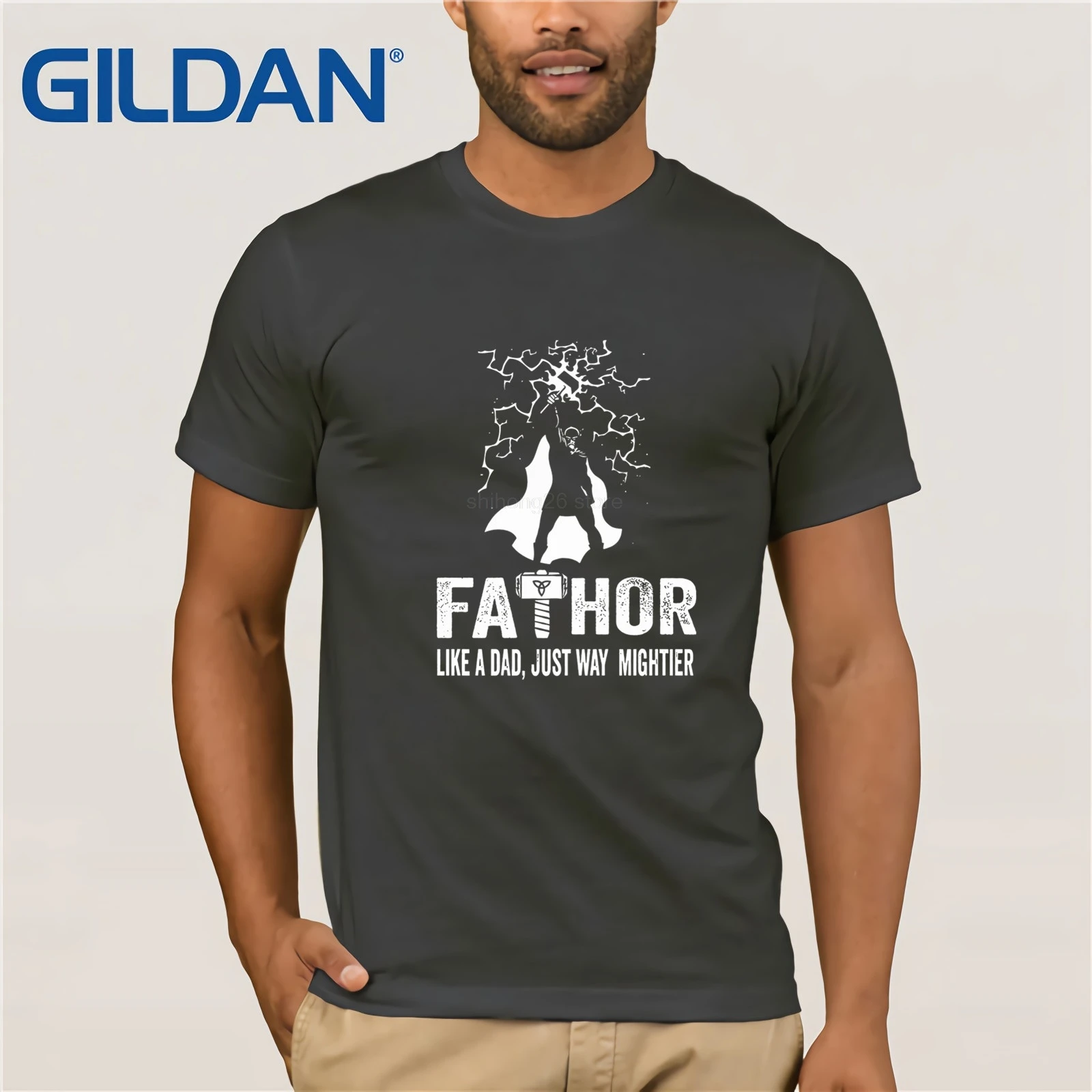 Подарок на день отца папочка Тора Fathor забавный подарок рождения идея футболка 2021