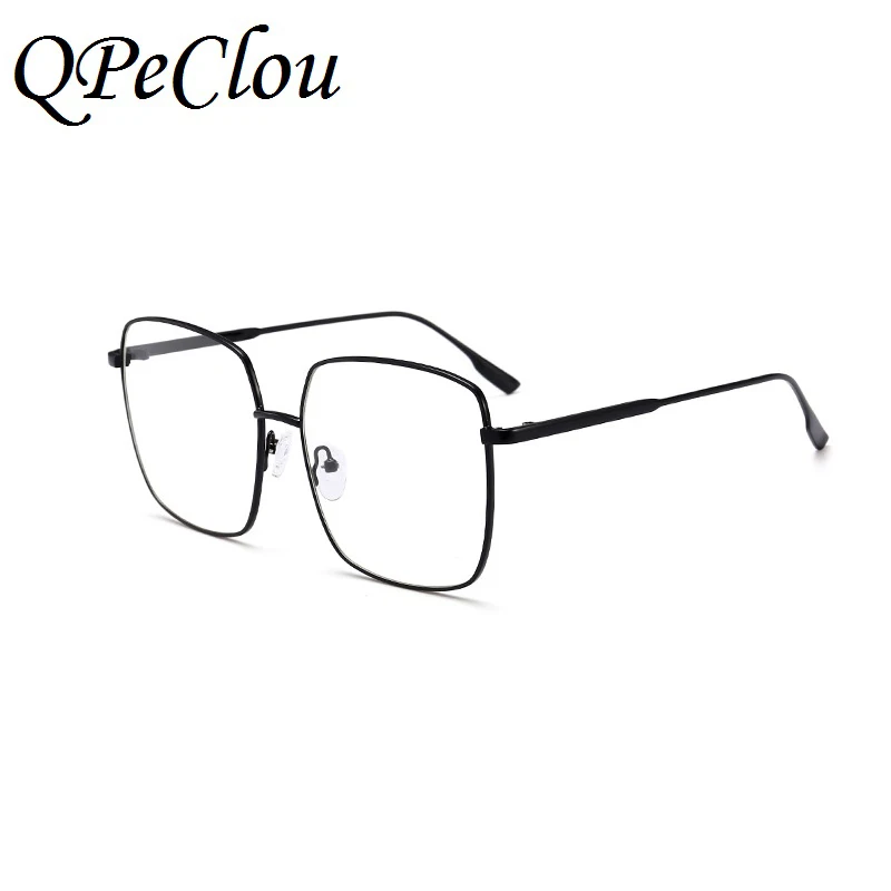 Новинка 2021 винтажные металлические Квадратные прозрачные очки женские модные