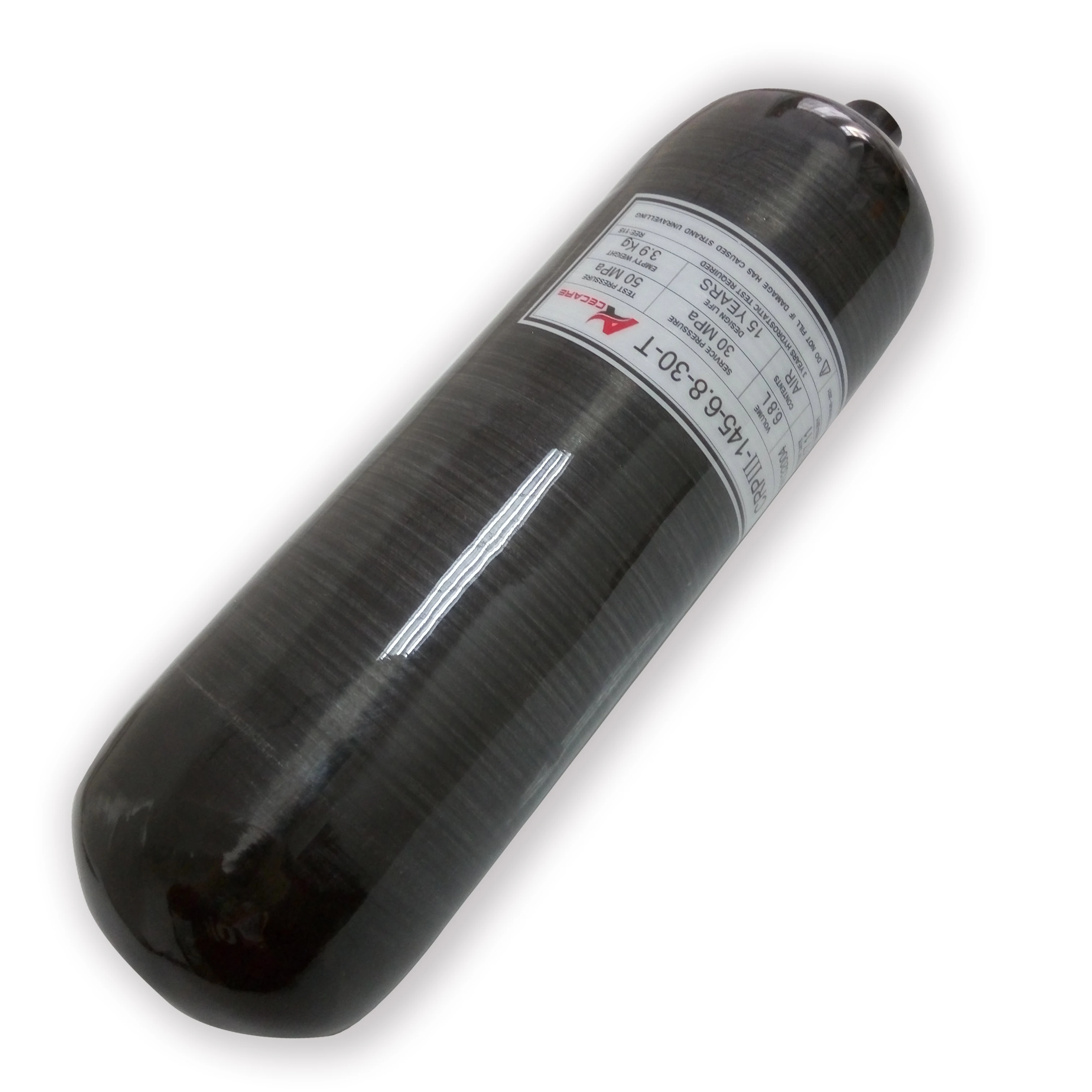 Acecare 6.8L Hpa Compressed Air Cylinder With Filling Station 300 Bar Underwater Rifle High Pressure Pcp Air Compressor M18*1.5