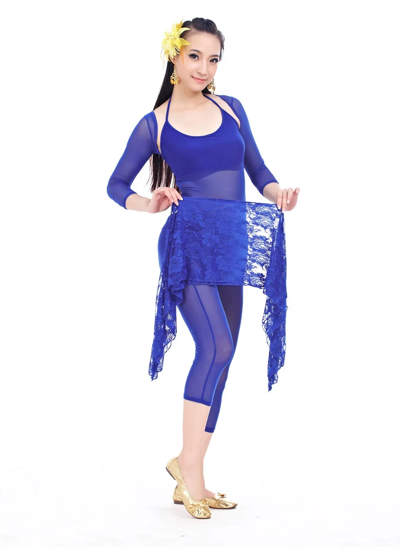 Женский костюм для танца живота кружевной набедренный шарф с цепочкой на талию