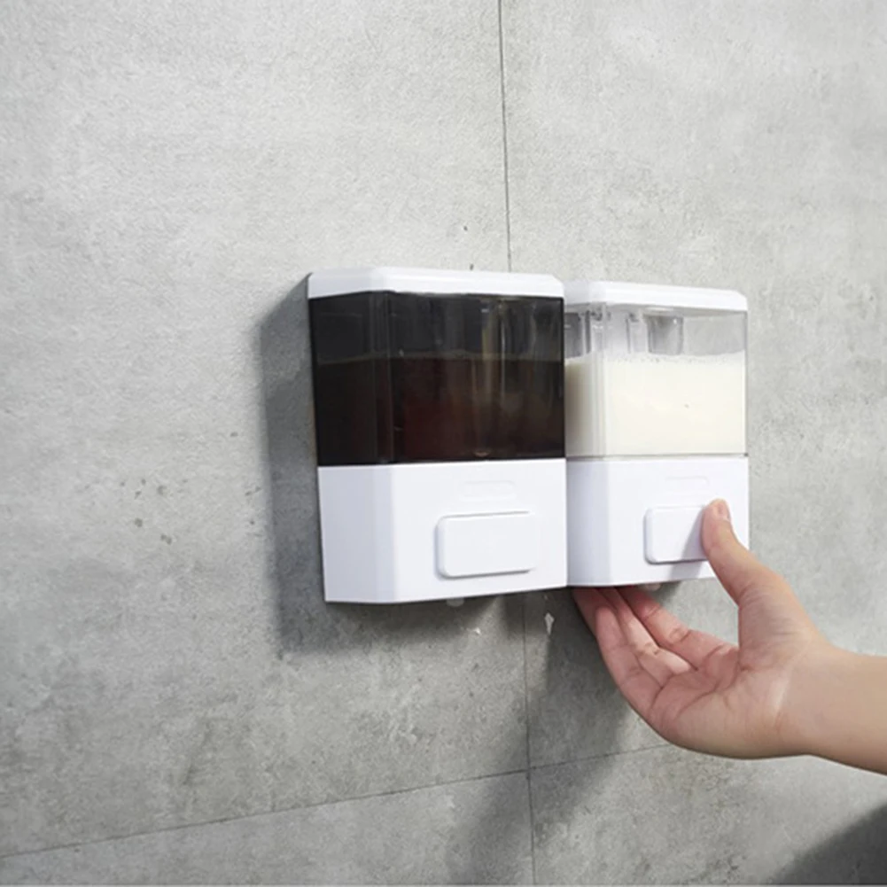 Ручной диспенсер для мыла настенный шампунь кондиционер гель душа Ванная