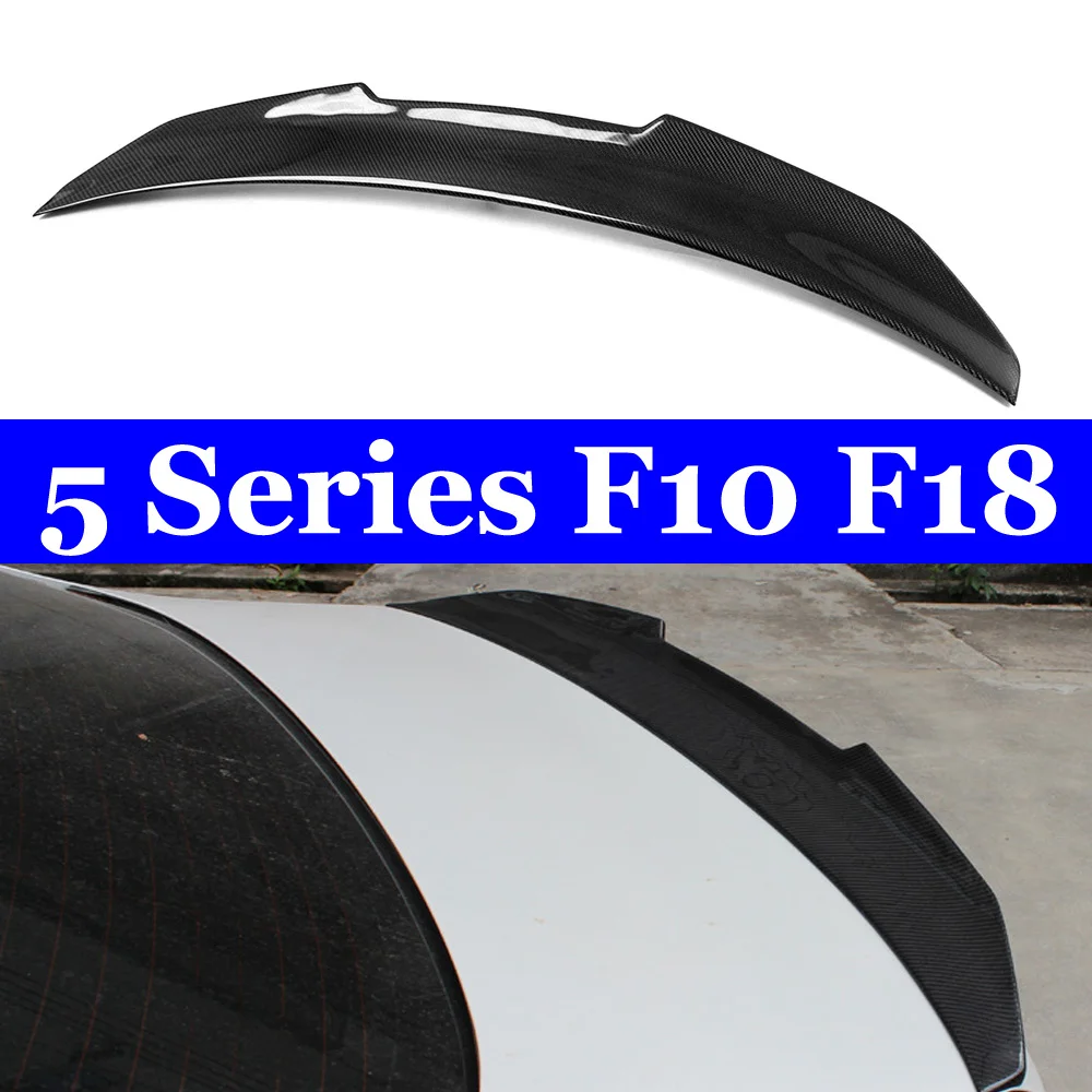 Стильный УГЛЕРОДНЫЙ спойлер CF PSM для BMW F10 F18 2010 2016 M5 Спойлеры задний багажник