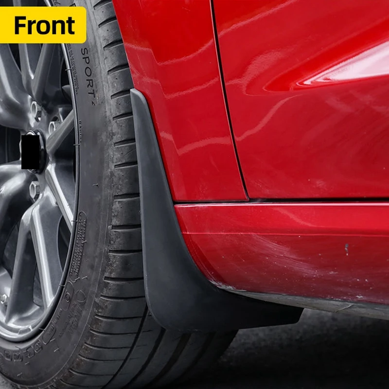 AL22 -for Tesla Model Y 2021 Car Mudflaps Mud Flaps Splash Guards Mudguards Flap Front Rear Fender Protector | Автомобили и