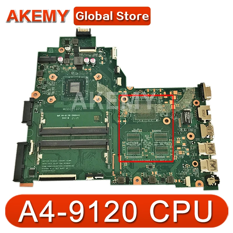 

Для HP 14-BW 245 G6 Материнская плата ноутбука DA00P2MB6D0 925545-601 925545-001 аккумулятор большой емкости с A4-9120 Процессор