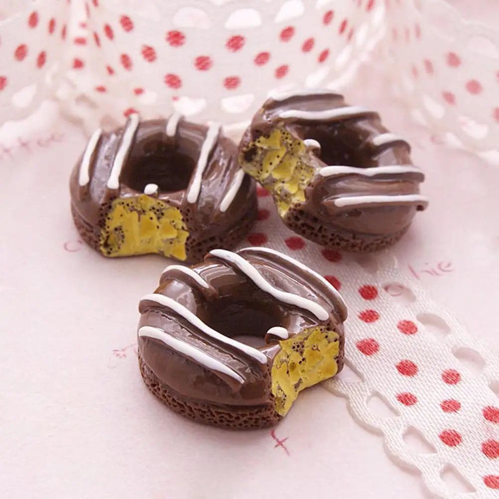 5 шт. милые мини игрушки для игр еда торт печенье пончики миниатюрные куклы домик