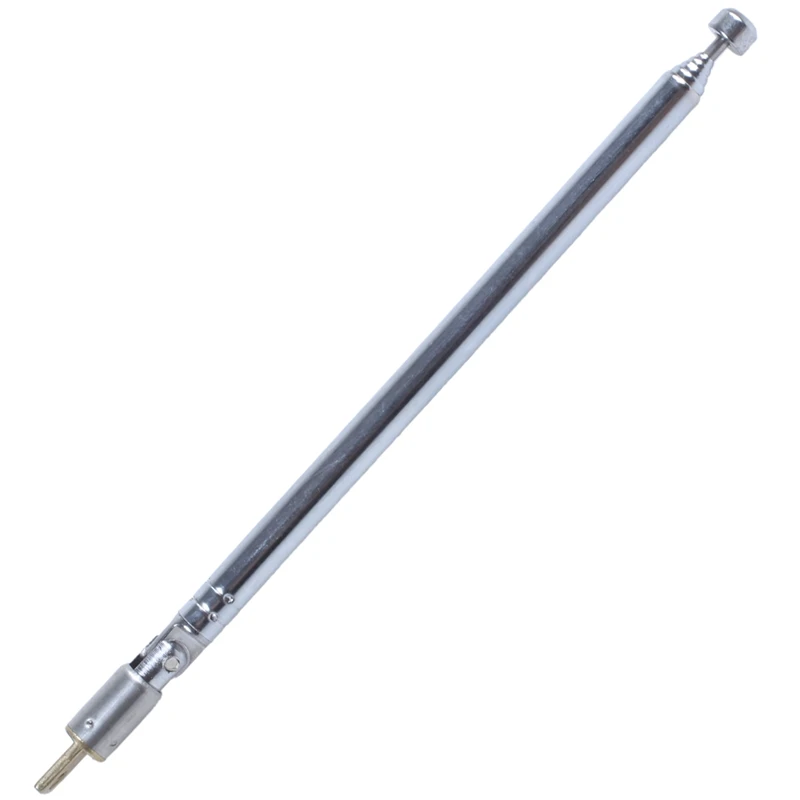 

Replacement 49cm 19.3" 6 Sections Telescopic Antenna Aerial for Radio TV