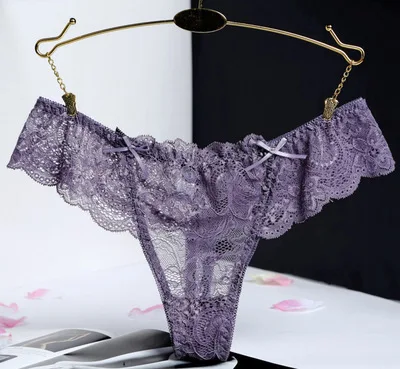 Женские сексуальные кружевные трусики стринги дамское нижнее белье женские