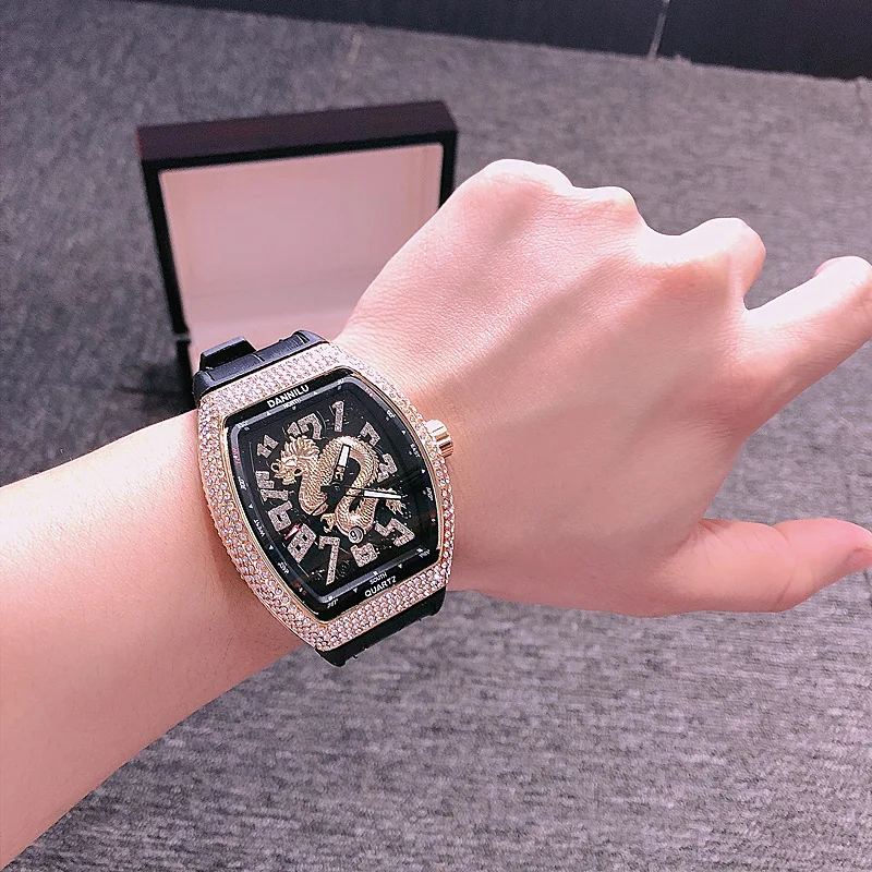 DANNILU Frank Barrel Gypsophila fm ремешок для яхты в стиле ретро полностью алмазные часы взрывы