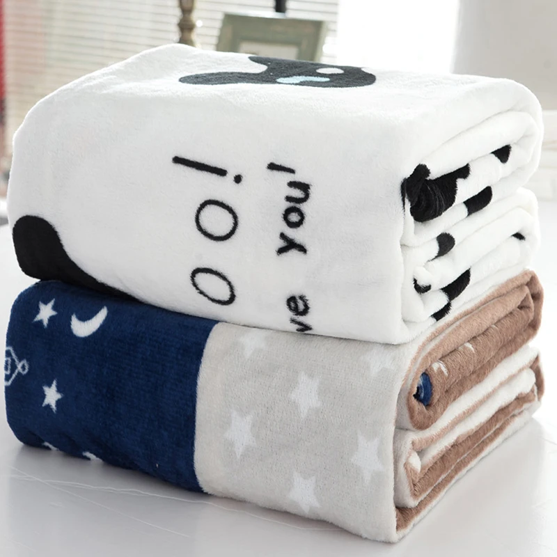 

Comfortable Velvet Blankets. Soft Velvet Blankets Are Used in the Bedroom, Living Room and Sofa in Winter
