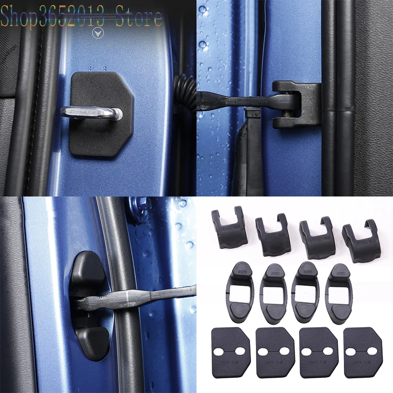 

For Volvo XC60 2018 Door Lock Striker Cover Door Check Arm Protection Limiting Stopper Case Cover Car Styling Accessories