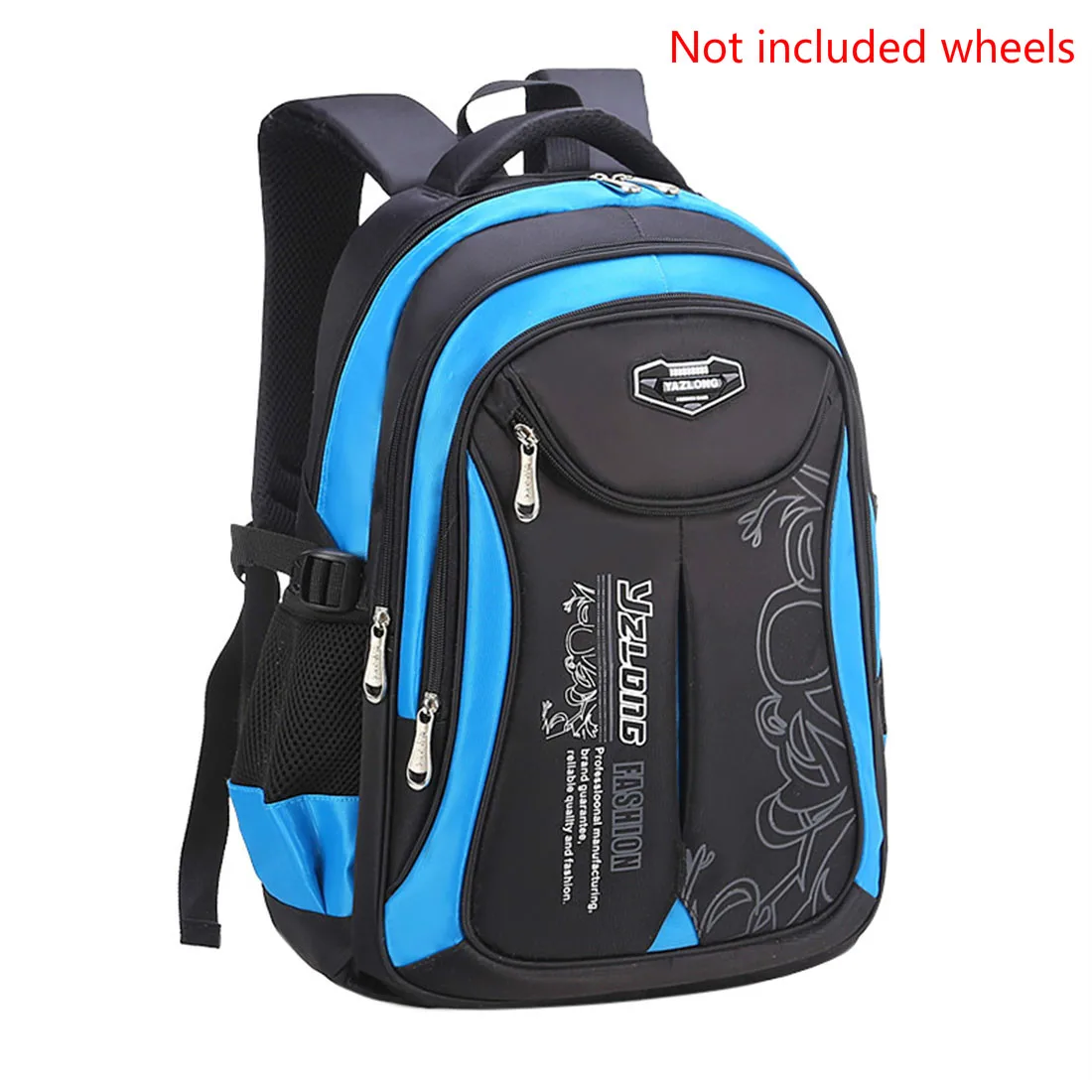 BlackL30W20H45cm Рюкзак на колесиках для мальчиков, детский школьный рюкзак на колесиках, рюкзаки на колесиках для детей, школьные рюкзаки на колесиках - Цвет: BlackL30W20H45cm