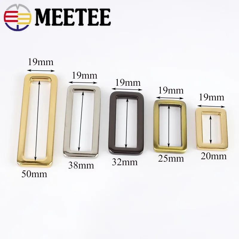 Металлические застежки для сумок Meetee 5/10 шт. регулируемые пряжки ремня рюкзака