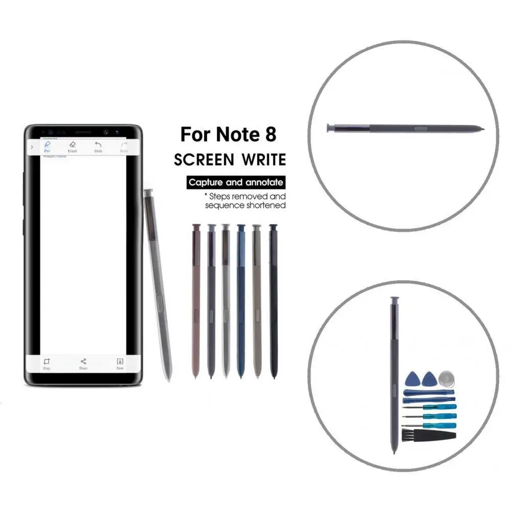 

Useful Stylus Pen Anti-fingerprint Portable Touch Pen Smooth Writing Built-in Electromagnetic Touch Pen Stylus