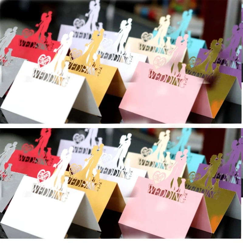 10 шт. романтические свадебные открытки с номером|Открытки и приглашения| |